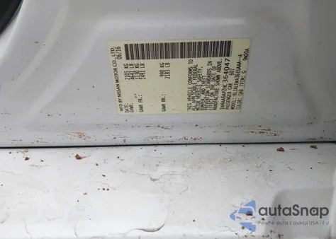 2017 Nissan Maxima 3.5 Sl from USA, damaged, VIN 1N4AA6AP2HC364047